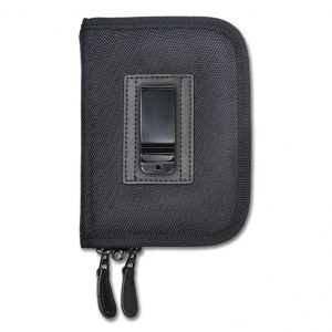nylon pistol case small closed with clip